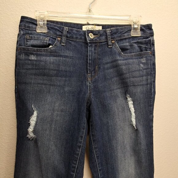 JESSICA SIMPSON forever rolled ankle jeans women's size 28 - Picture 8 of 8